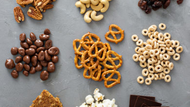 Photo of Forskellige sunde snacks